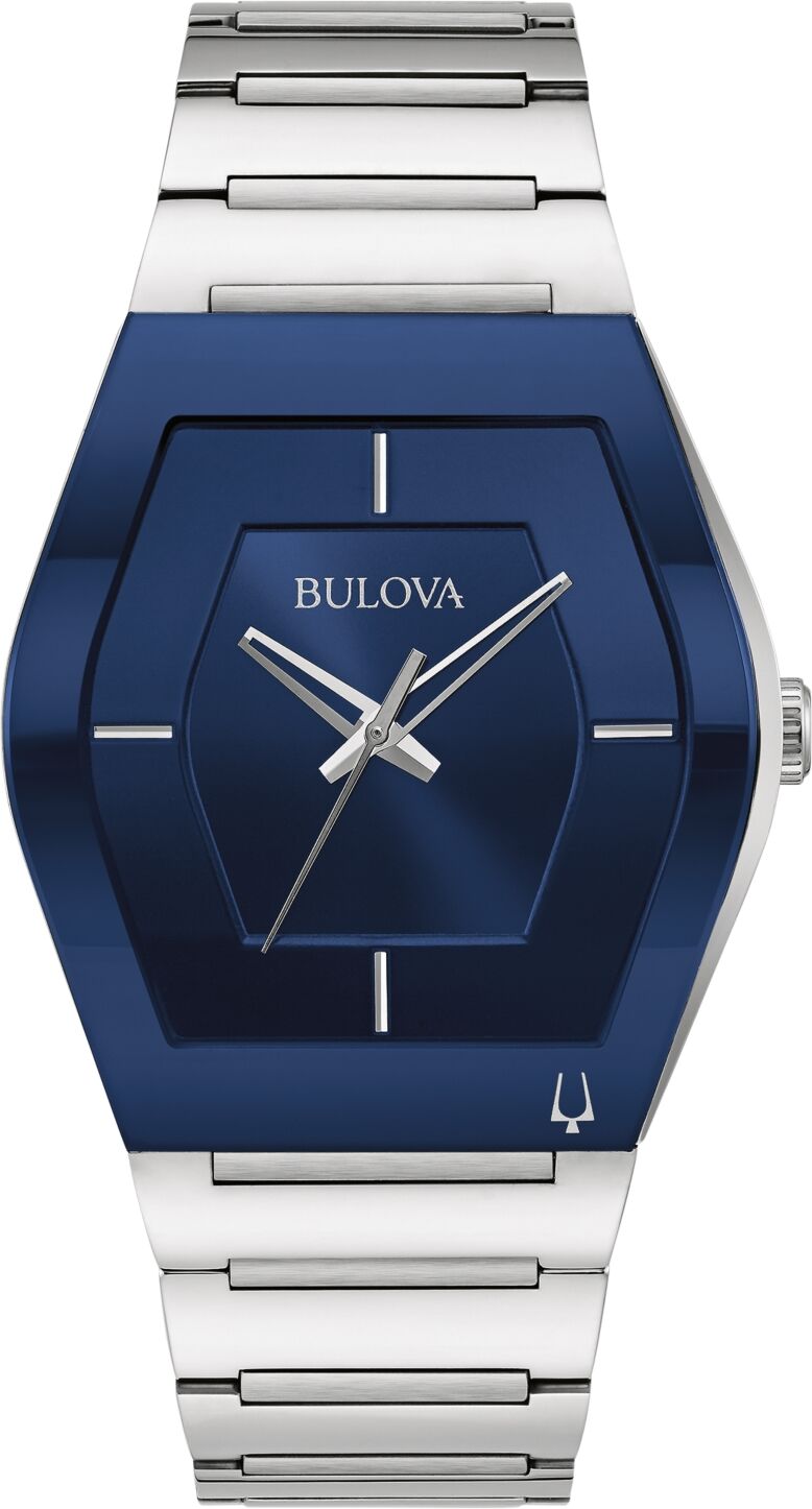 Bulova Men's Futuro Stainless Steel Bracelet Watch 40mm - Silver