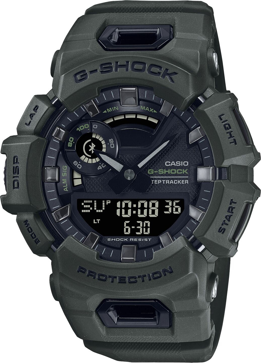 G-Shock Men's Analog Digital Green Resin Strap Watch 49mm, GBA900UU-3A - Green