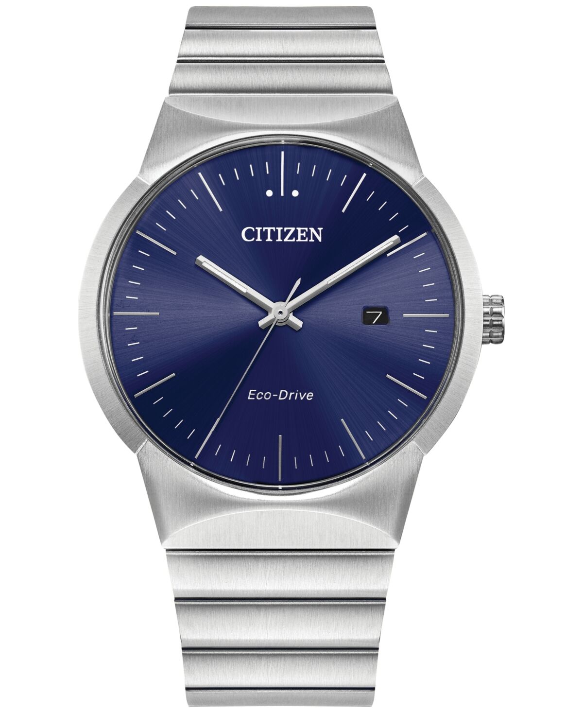 Citizen Eco-Drive Men's Modern Axiom Stainless Steel Bracelet Watch 40mm - Silver-tone