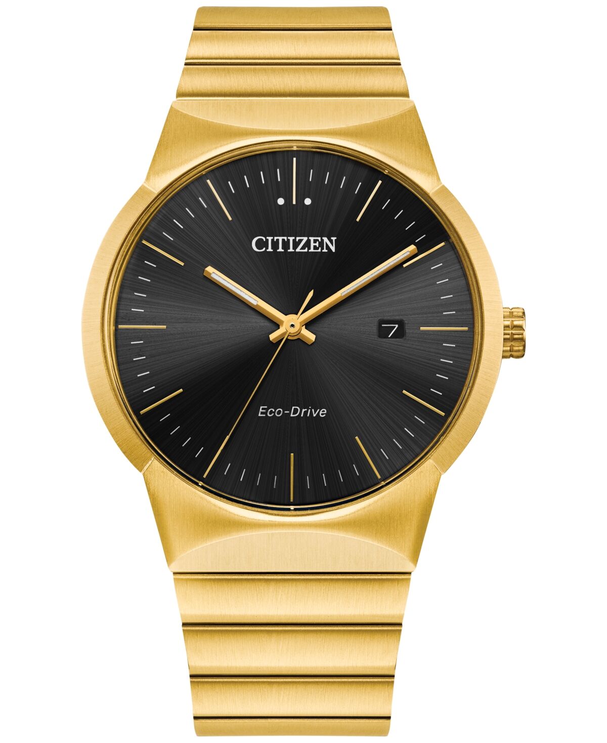 Citizen Eco-Drive Men's Modern Axiom Gold-Tone Stainless Steel Bracelet Watch 40mm - Gold-tone