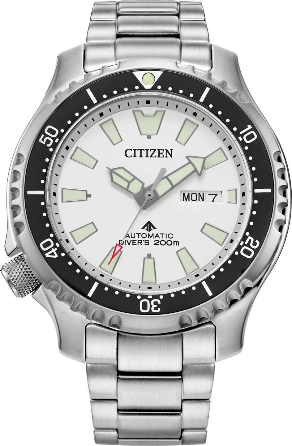 Citizen Eco-Drive Men's Automatic Promaster Dive Stainless Steel Bracelet Watch 45mm - Silver-tone