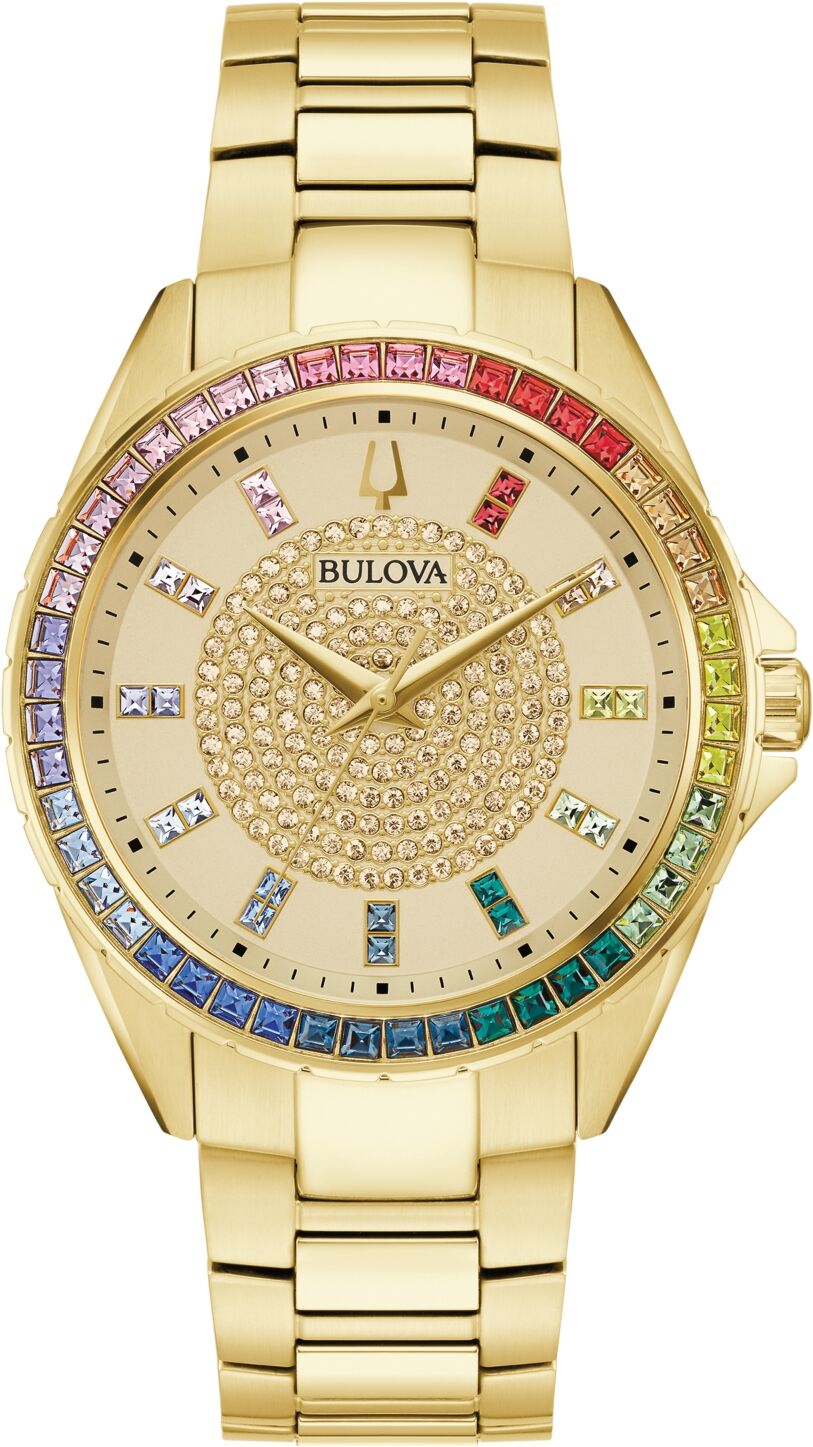 Bulova Men's Classic Phantom Gold-Tone Stainless Steel Bracelet Watch 40mm - Gold-tone