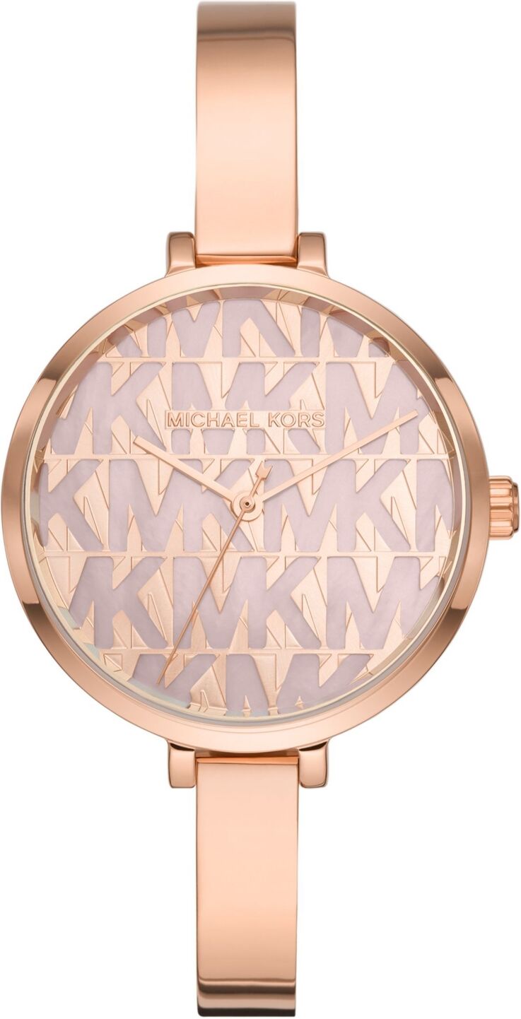 Michael Kors Women's Naia Three-Hand Rose Gold-Tone Alloy Watch 38mm - Rose Gold-Tone