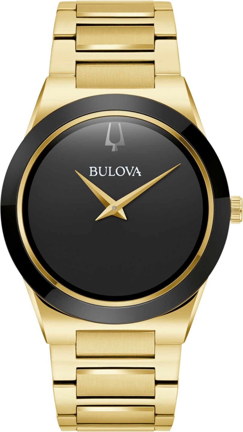 Bulova Men's Modern Millennia Gold-Tone Stainless Steel Bracelet Watch 41mm - Gold-tone