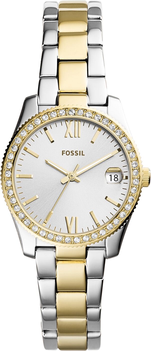 Fossil Women's Scarlette Two-Tone Stainless Steel Bracelet Watch 32mm - Two-Tone