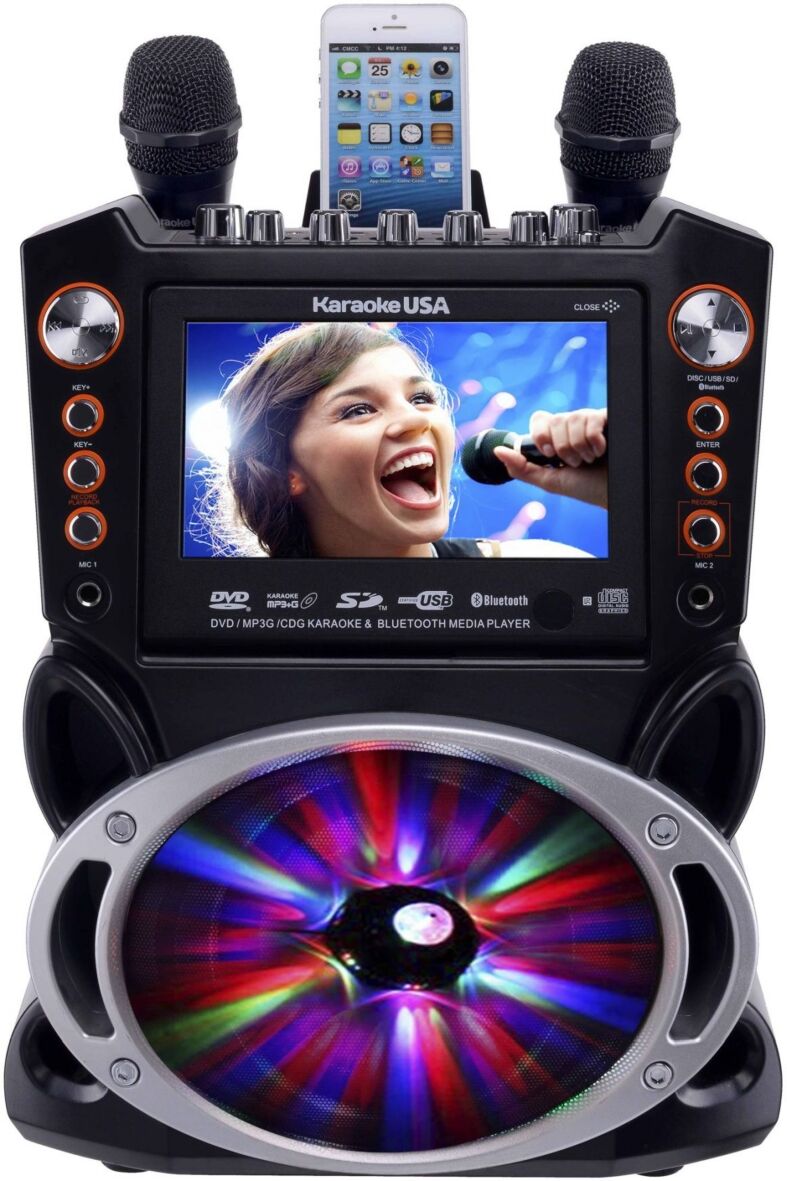 Karaoke Usa GF846 Dvd/Cdg/Mp3G Machine - Black