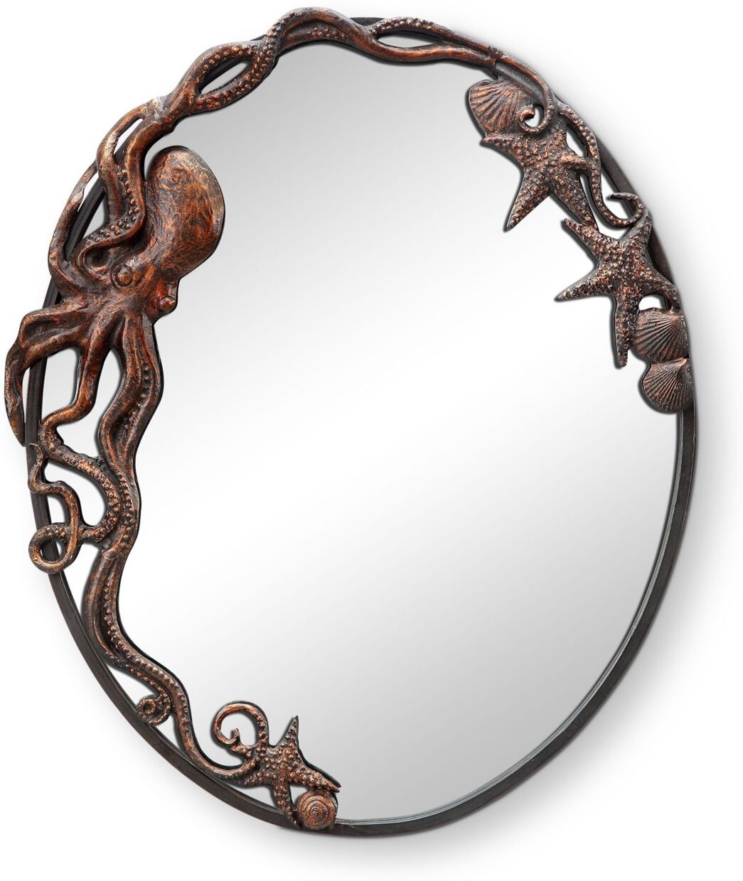 Spi Home Octopus Wall Mirror - Bronze