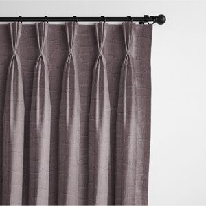 6ix Tailors Fine Linens Nuha Plum Pinch Pleat Drapery Panel - Pair 40