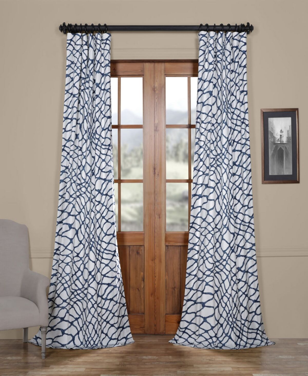 Exclusive Fabrics & Furnishings Ellis Cotton Twill Panel, 50