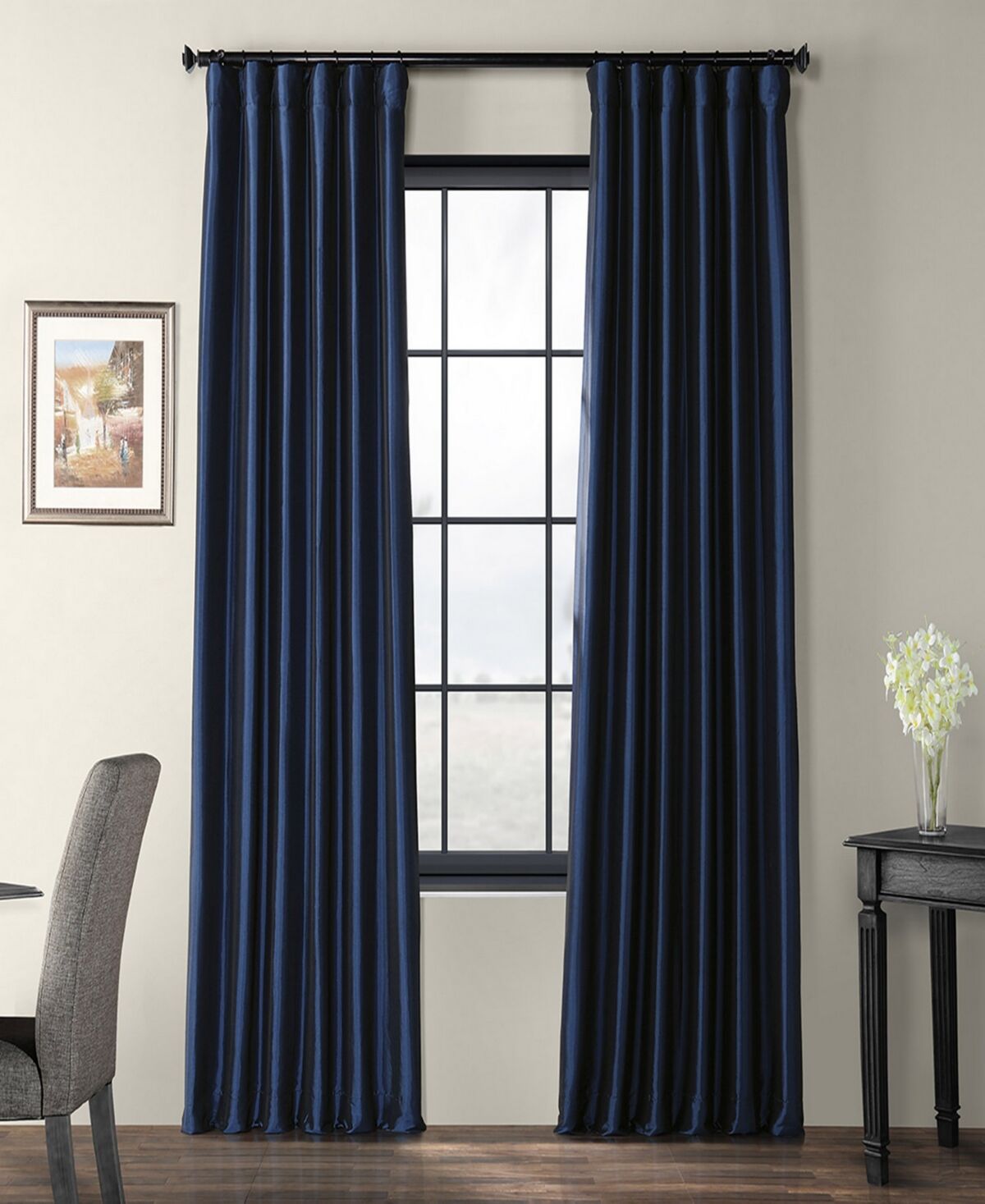 Exclusive Fabrics & Furnishings Taffeta Curtain Panel, 50