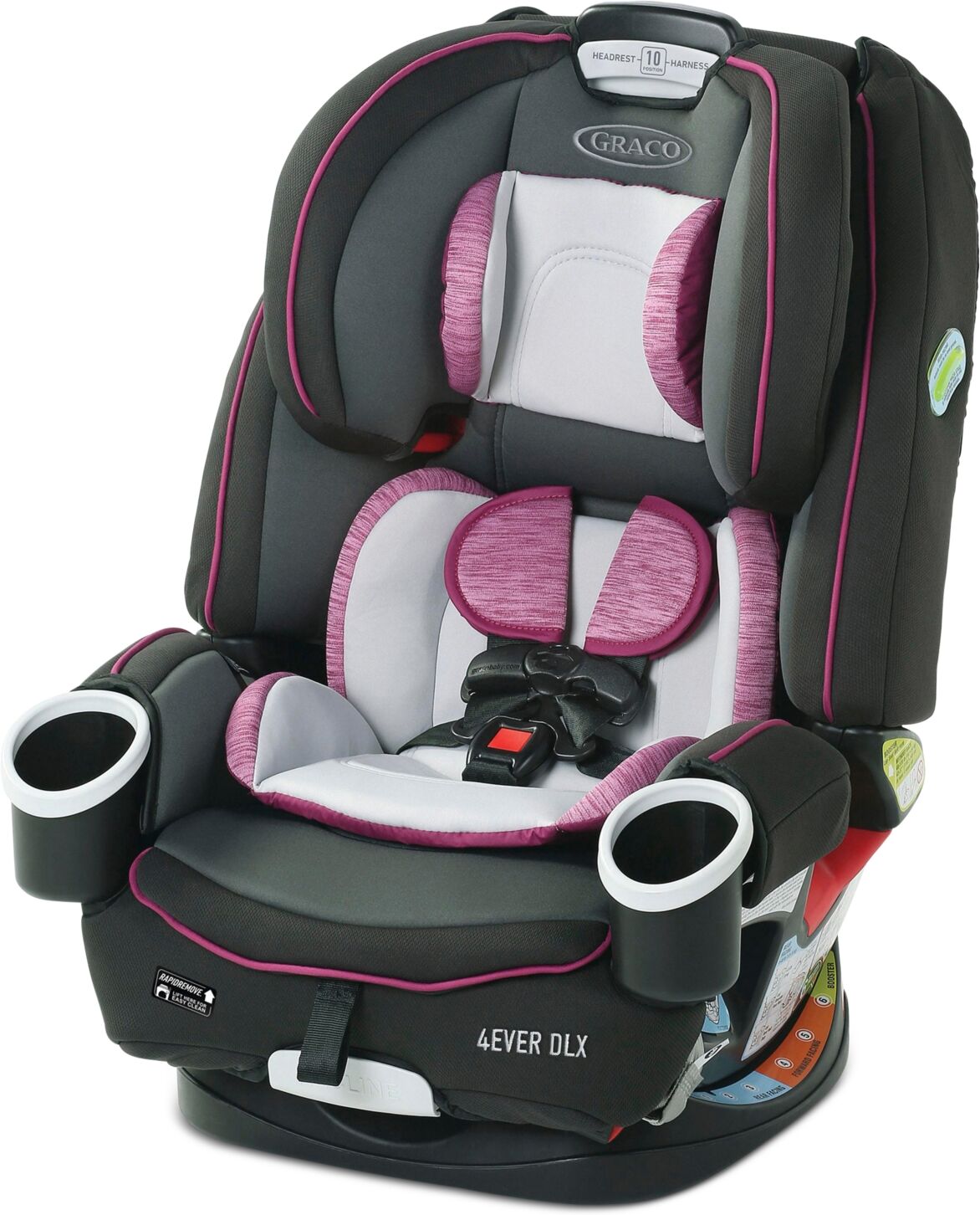 Graco 4Ever Dlx 4-In-1 Car Seat - Pink