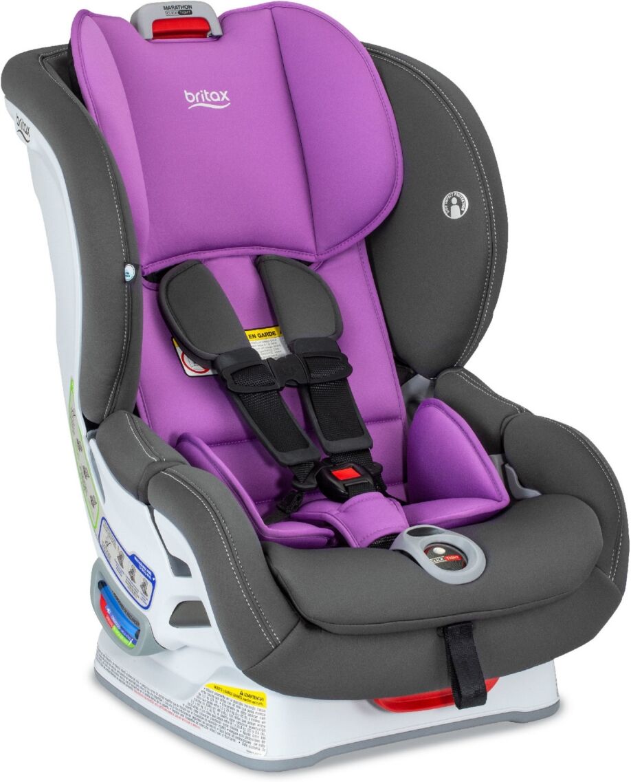 Britax Marathon Baby Clicktight Convertible Car Seat - Mod Purple