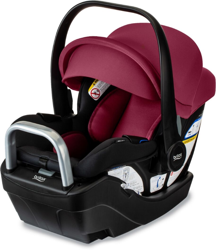 Britax Willow S Infant Car Seat With Alpine Base - Ruby Onyx