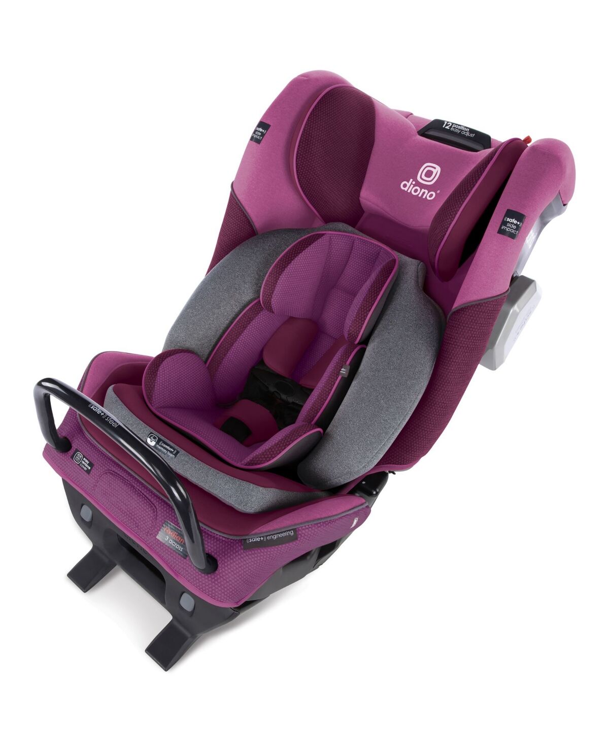Diono Radian 3QXT All-in-One Convertible Car Seat and Booster - Purple