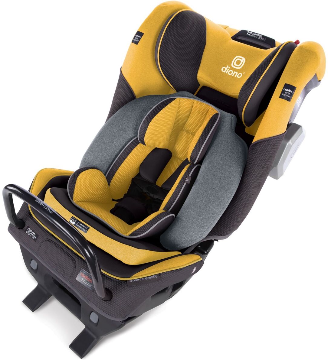 Diono Radian 3QXT All-in-One Convertible Car Seat and Booster - Yellow