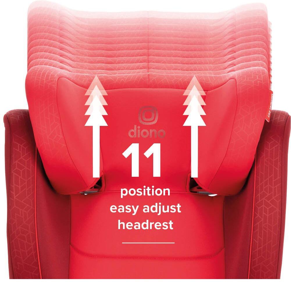 Diono Monterey 2XT Latch 2-in-1 Booster Car Seat - Red