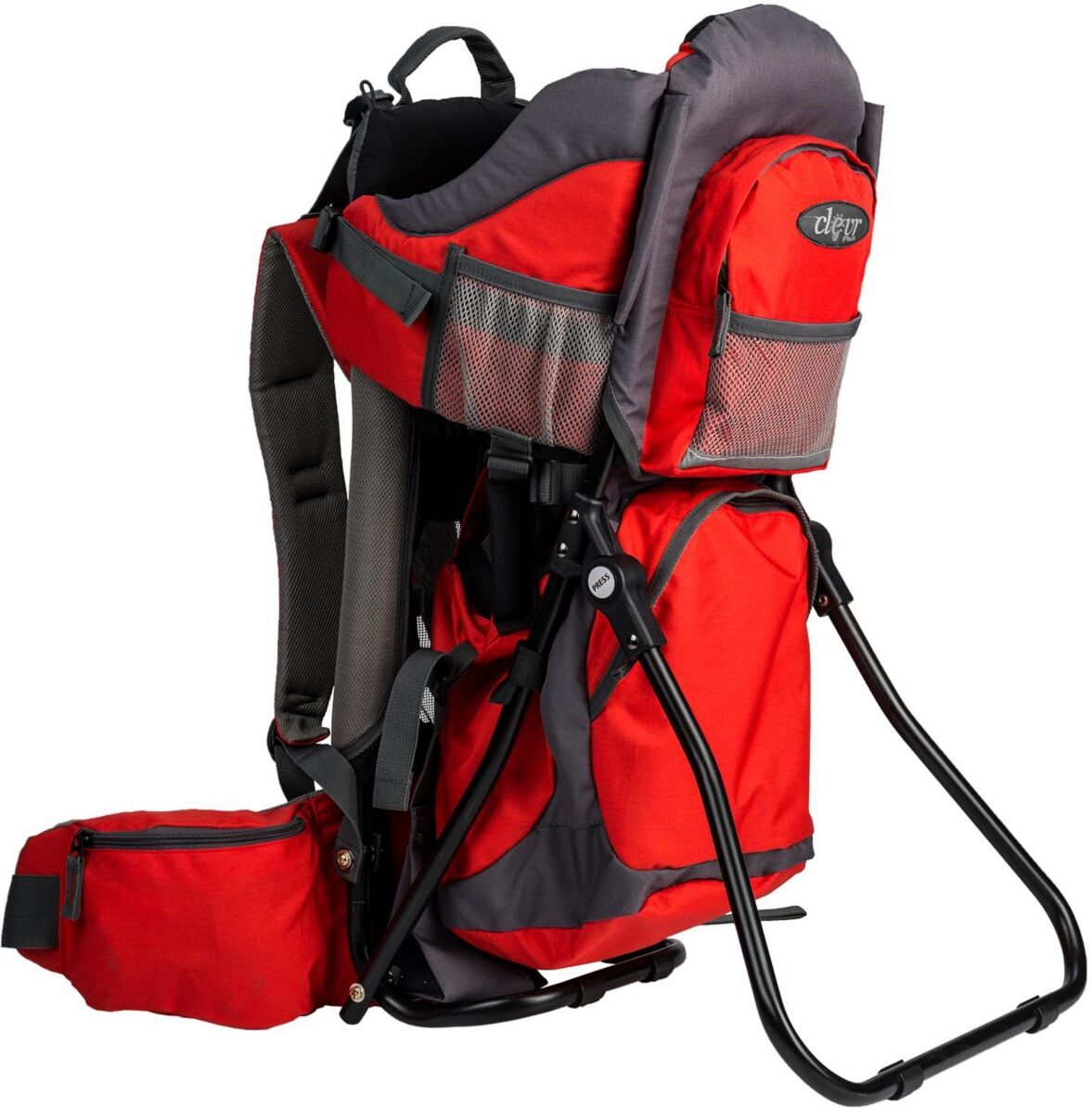 ClevrPlus Canyonero Baby Backpack Kid Toddler Camping Hiking Child Carrier Red - Red