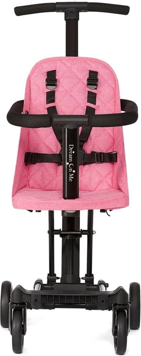 Dream On Me Coast Rider   Travel Stroller   Lightweight Stroller   Compact   Portable   Vacation Friendly Stroller - Pink