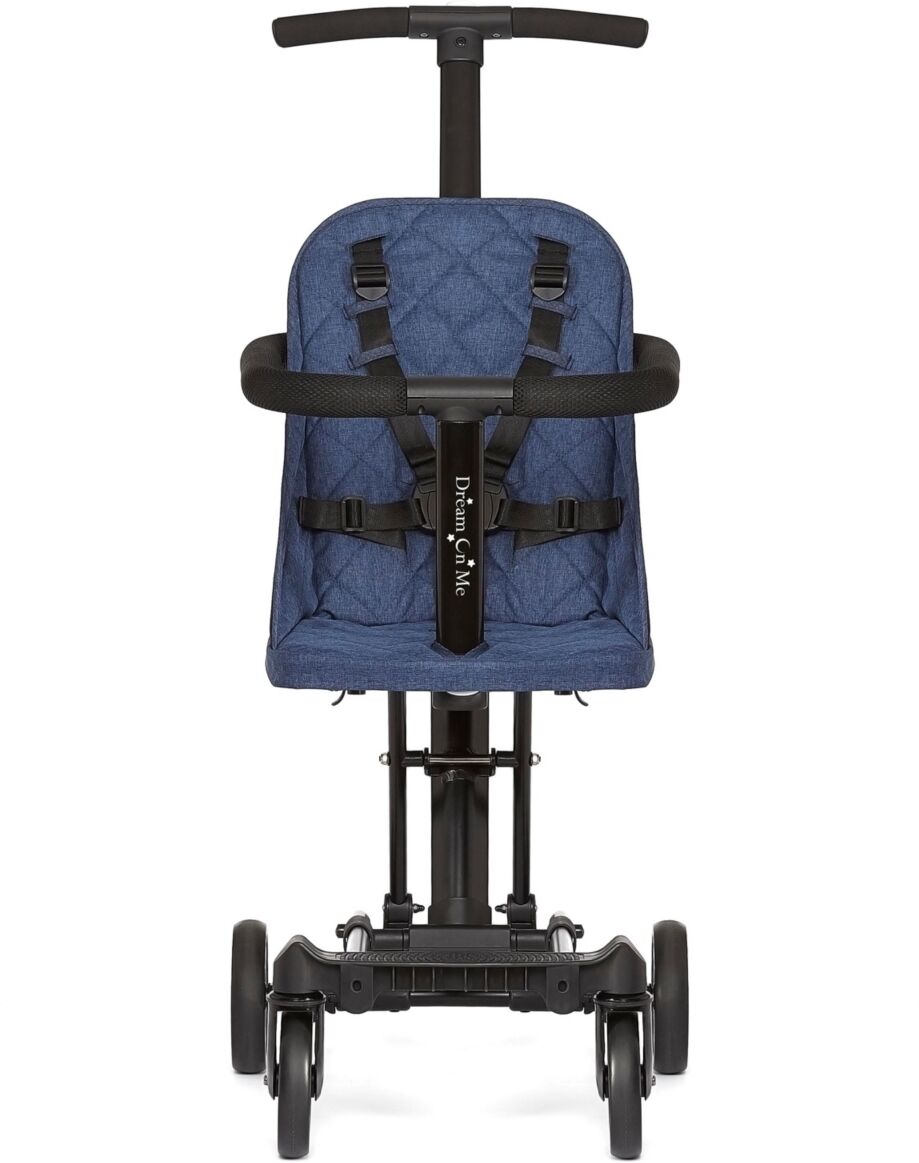 Dream On Me Coast Rider   Travel Stroller   Lightweight Stroller   Compact   Portable   Vacation Friendly Stroller - Navy