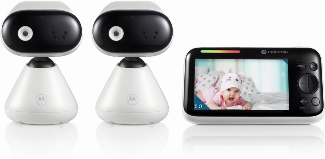 Motorola Video Baby Monitor, 2 Camera Set - White