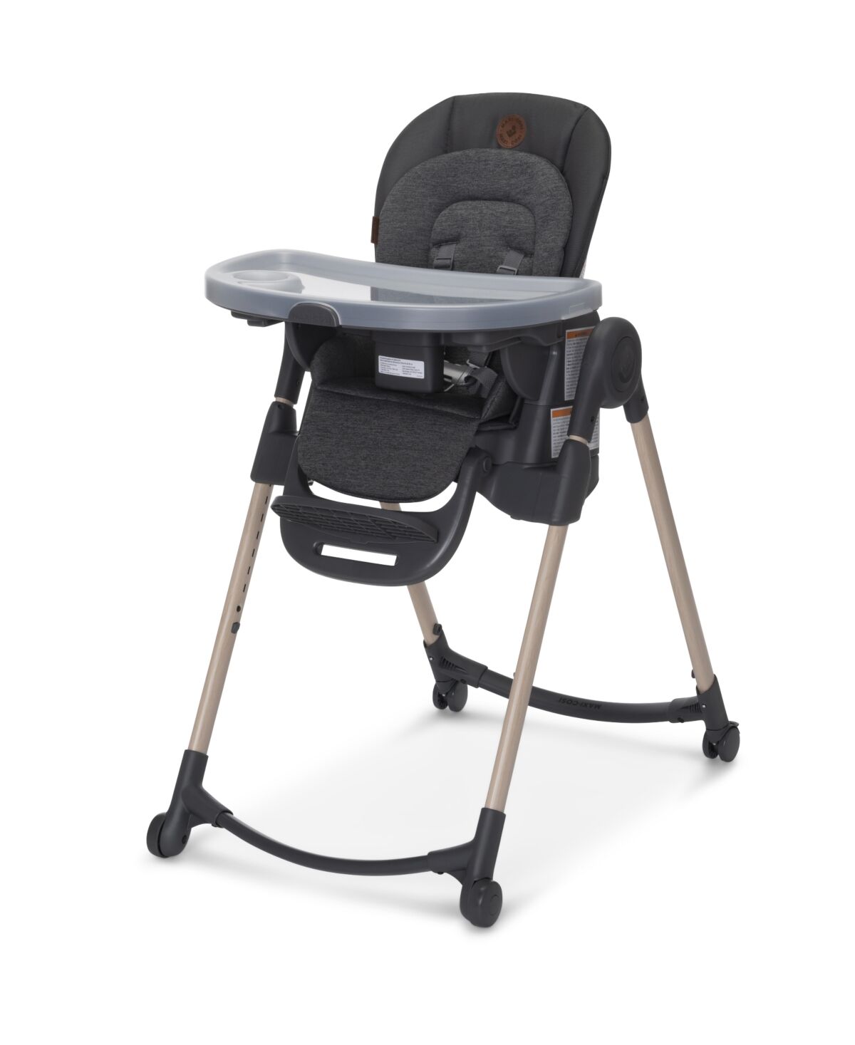 Maxi-Cosi Baby Boys or Baby Girls Minla 6-in-1 Adjustable High Chair - Classic Graphite