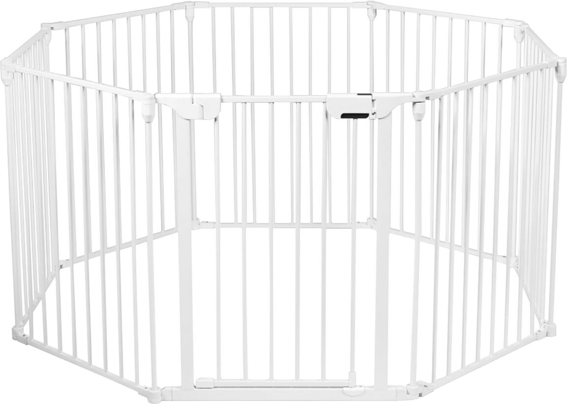 Costway 8 Panel Baby Safe Metal Gate Play Yard Barrier Pet Fence - Panel Baby Safe Me