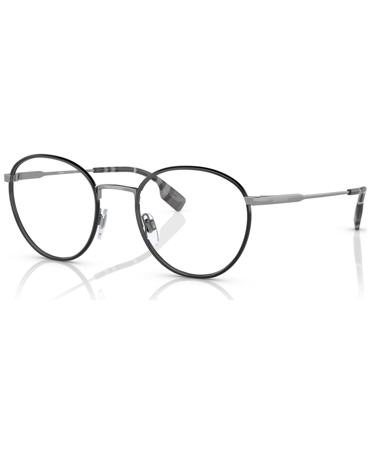 Burberry Men's Hugo Eyeglasses, BE1373 51 - Gunmetal, Black