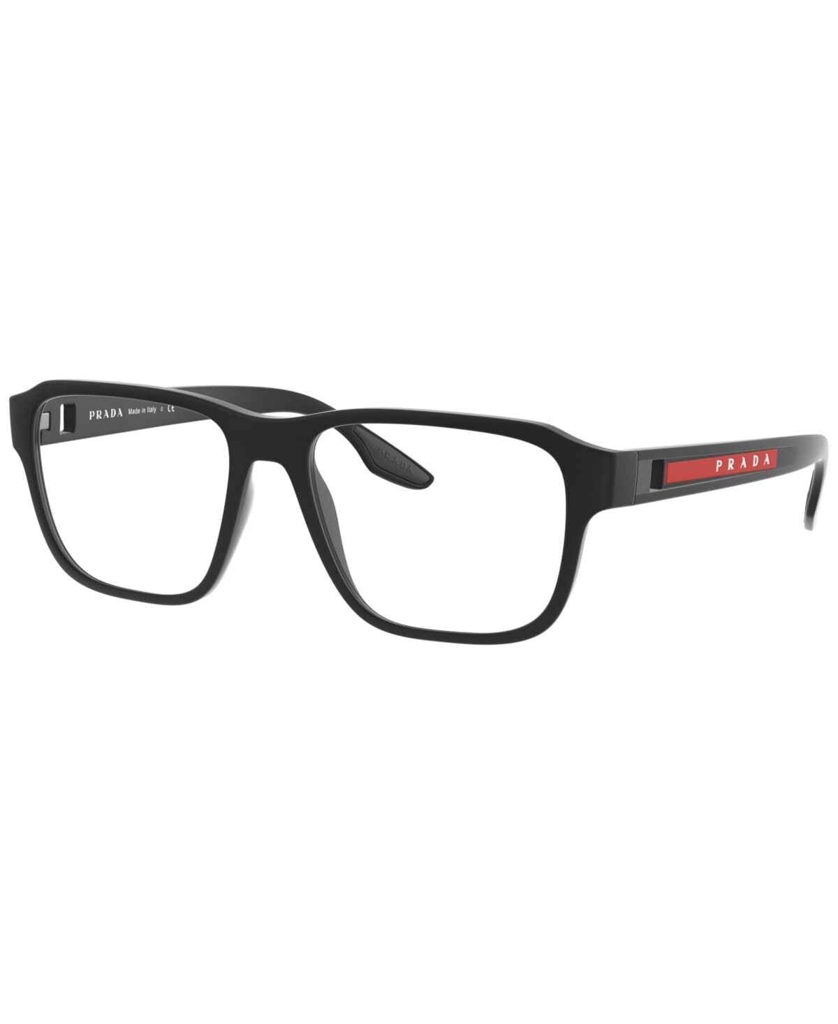 Prada Linea Rossa Men's Eyeglasses, Ps 04NV - Rubber Black