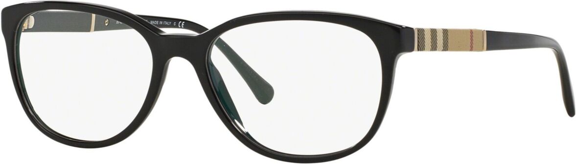 Burberry BE2172 Women's Square Eyeglasses - Black