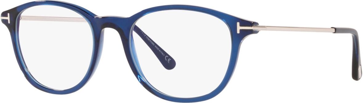 Tom Ford TR001032 Men's Round Eyeglasses - Blue