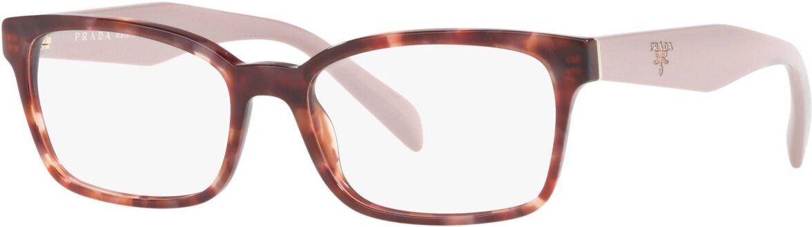 Prada Pr 18TV Women's Rectangle Eyeglasses - Hvana Pink