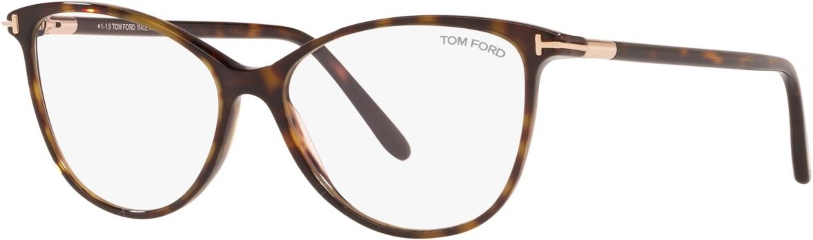 Tom Ford FT5616-BW54052 Unisex Square Eyeglasses - Dark Havana