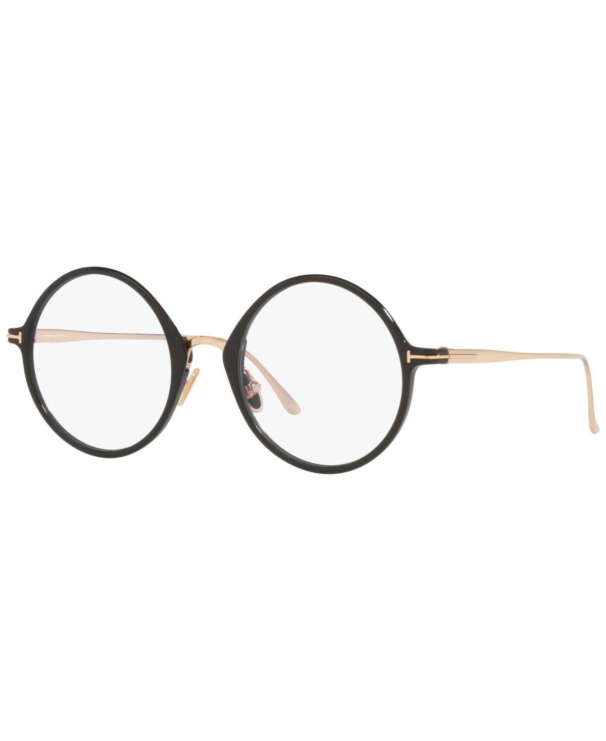Tom Ford TR001335 Women's Round Eyeglasses - Gold Tone Pink Shiny