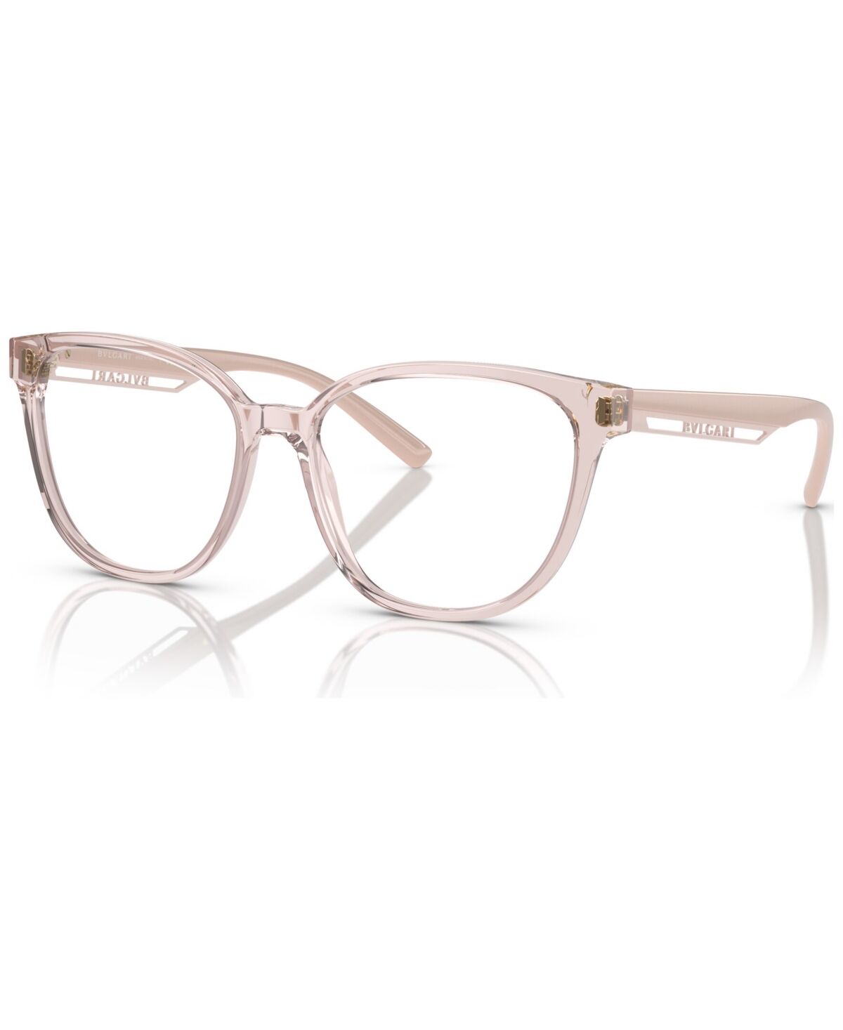 Bvlgari Women's Square Eyeglasses, BV4219 55 - Transparent Pink