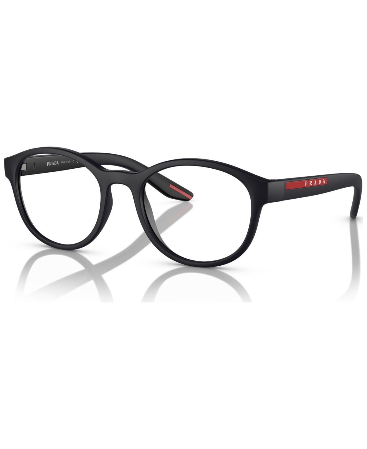 Prada Linea Rossa Men's Eyeglasses, Ps 07PV 53 - Black Rubber