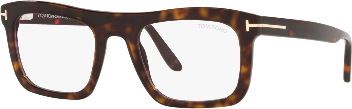 Tom Ford FT5757-b Men's Rectangle Eyeglasses - Tortoise