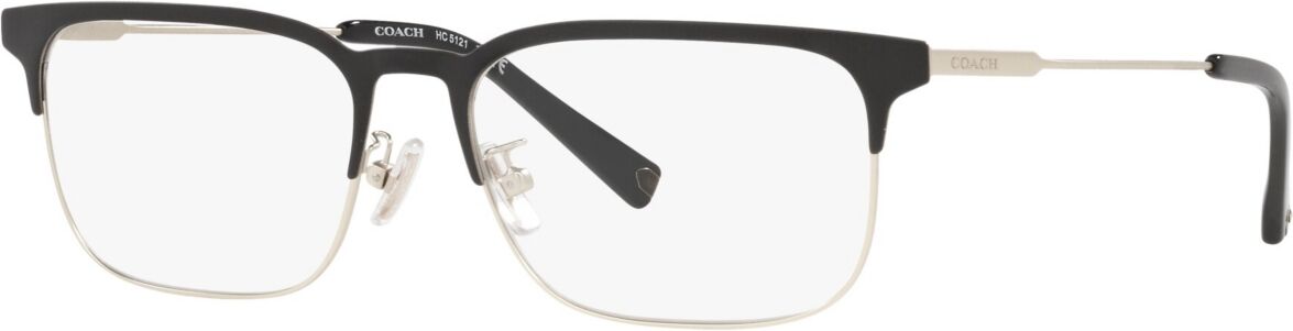 Coach HC5121 Men's Rectangle Eyeglasses - Matte Light Gold-Tone, Matte Black