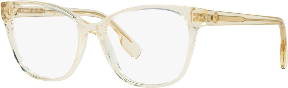 Burberry Women's Square Eyeglasses, BE234554-o - Yellow