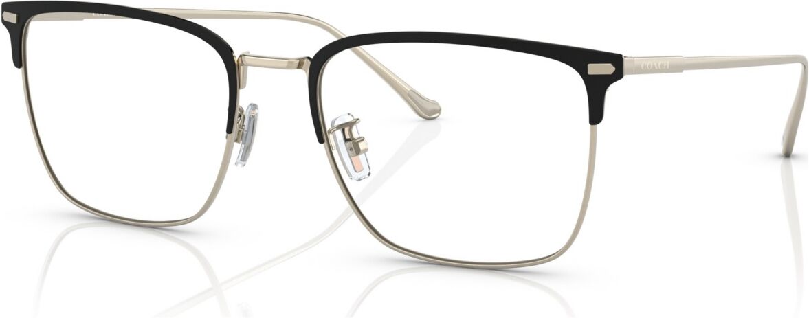 Coach Men's Eyeglasses, HC5149T 56 - Black, Light Gold