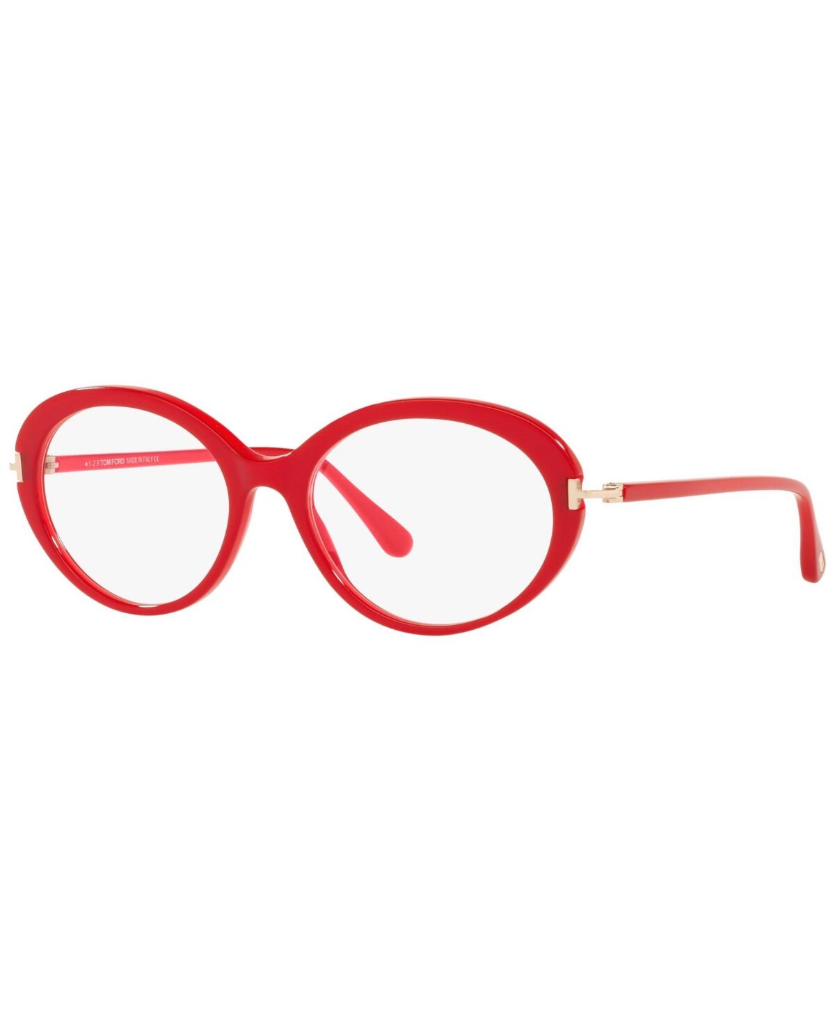 Tom Ford TR001215 Women's Round Eyeglasses - Red