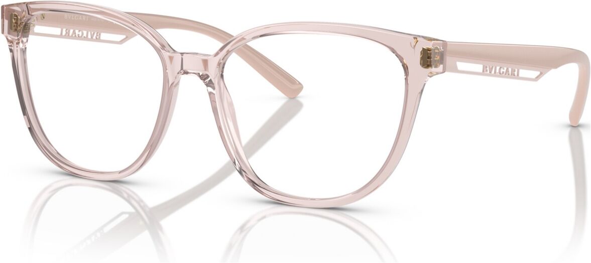 Bvlgari Women's Square Eyeglasses, BV4219 53 - Transparent Pink