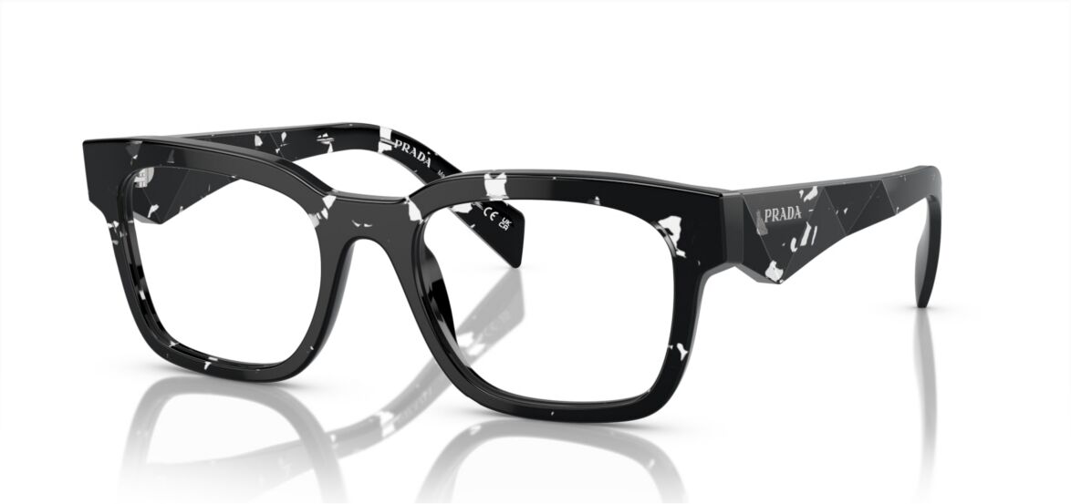 Prada Men's Eyeglasses, Pr A10V - Havana Black Transparent