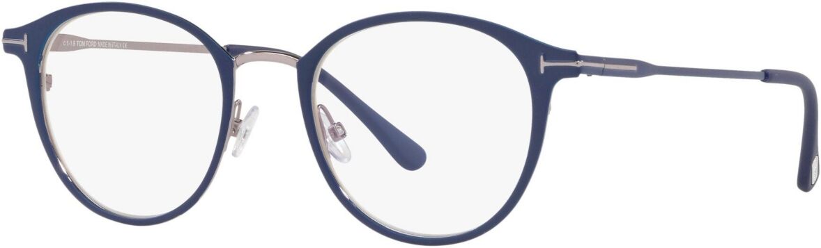 Tom Ford TR001017 Unisex Panthos Eyeglasses - Blue