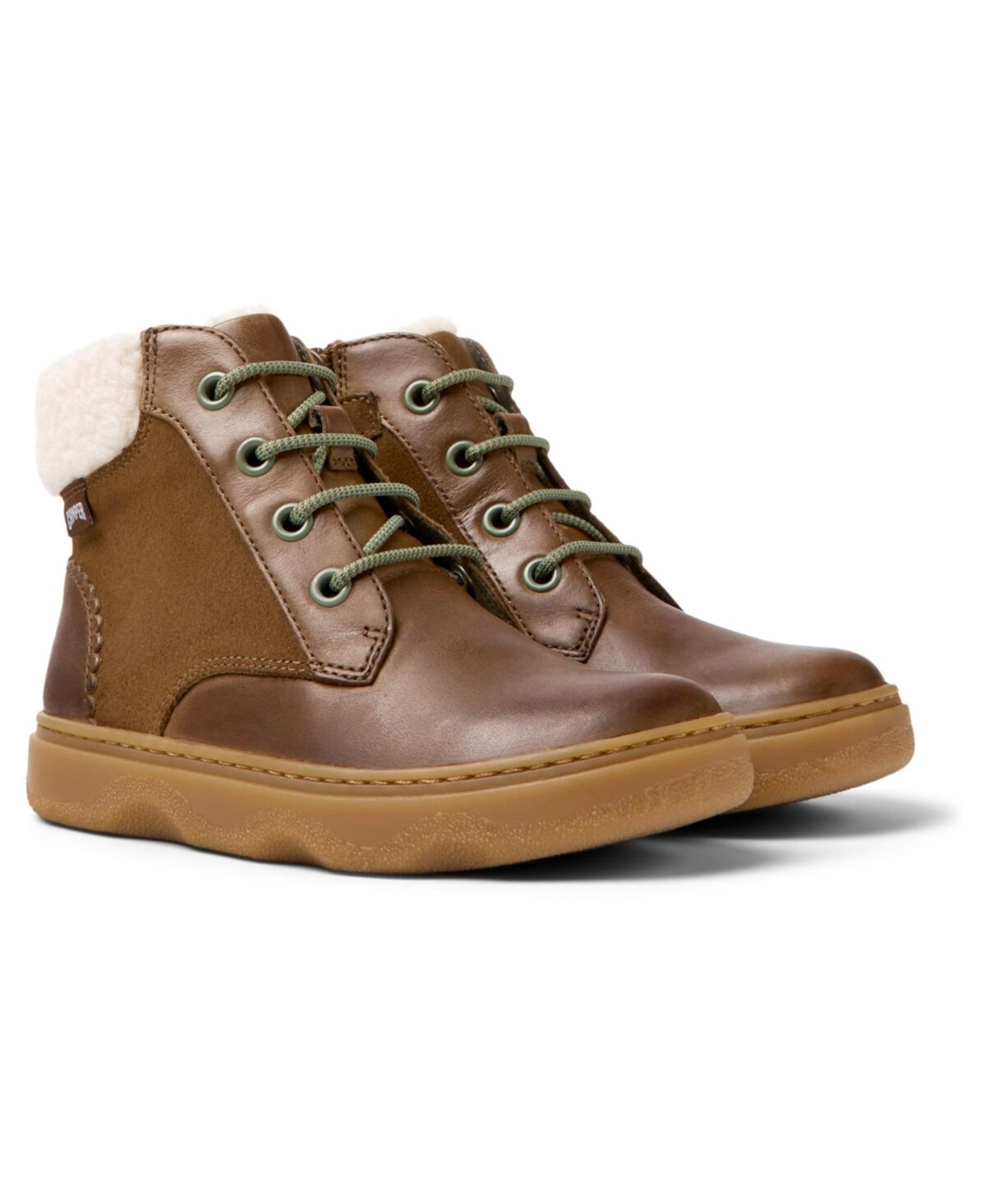 Camper Kids Girls Kiddo Boots - Medium brown