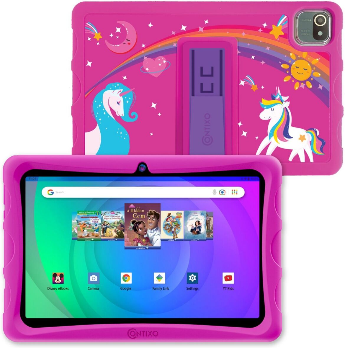 Contixo K103A Kids Tablet 80 Disney E-Books Hd 10