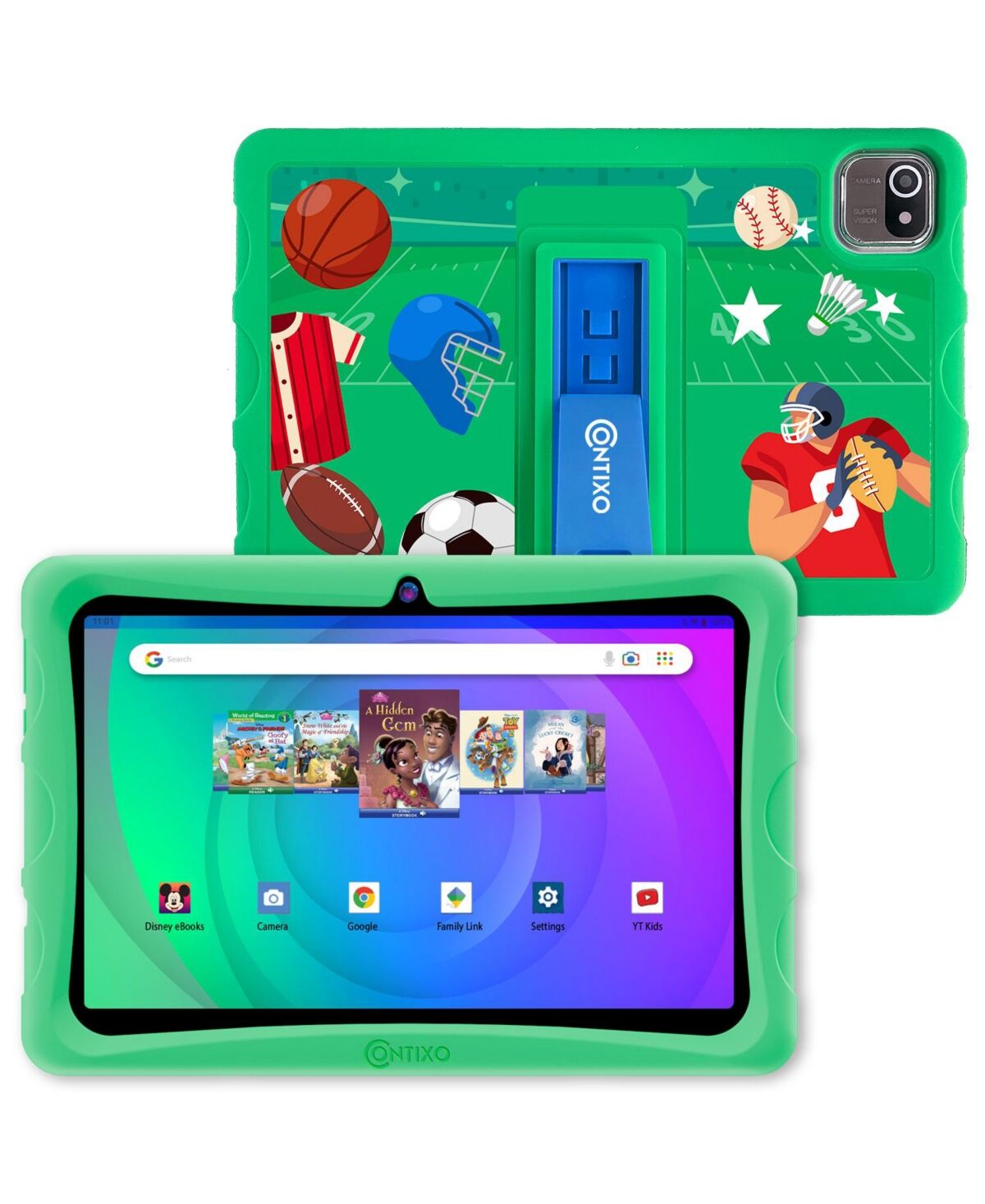 Contixo K103A Kids Tablet 80 Disney E-Books Hd 10