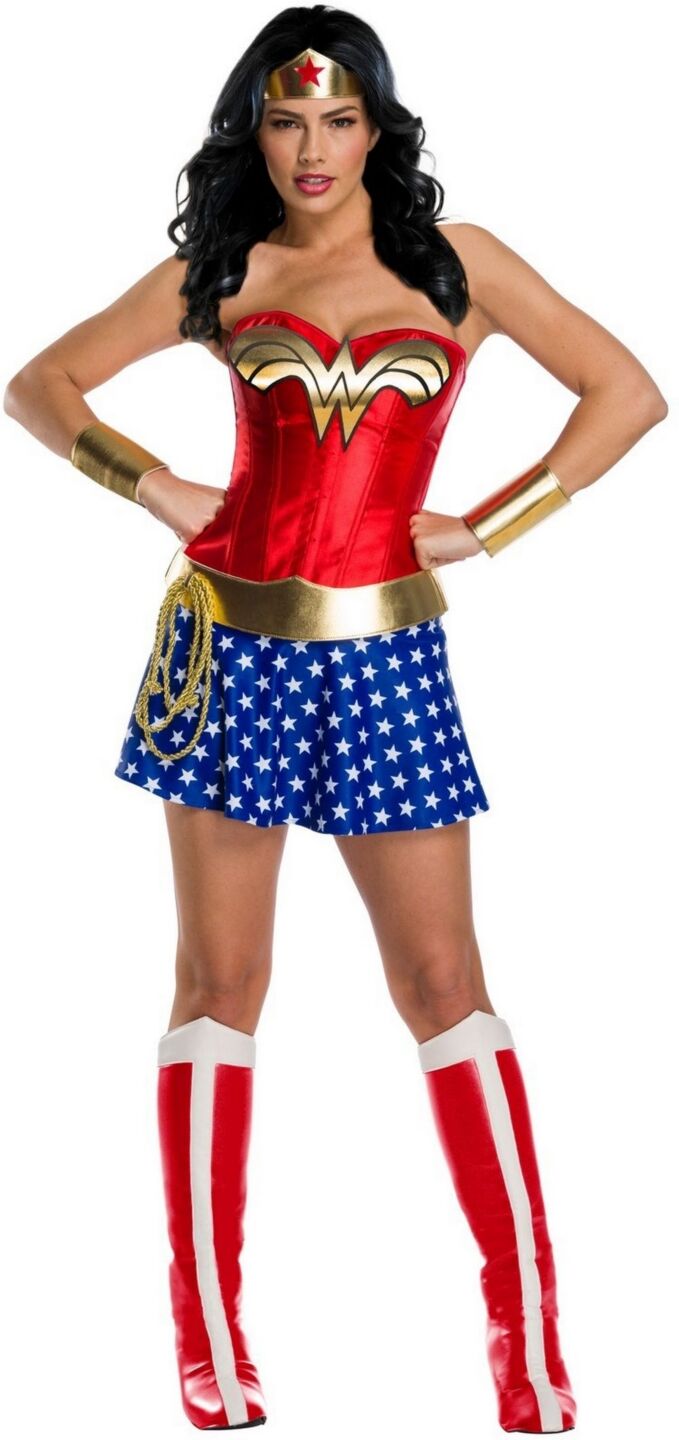 BuySeasons Women's Wonder Woman Plus Size Deluxe Adult Costume - Red