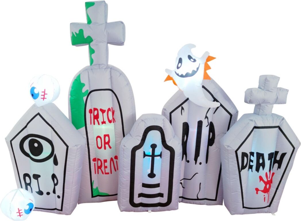 Seasonal Halloween Graveyard Inflatable - Multi