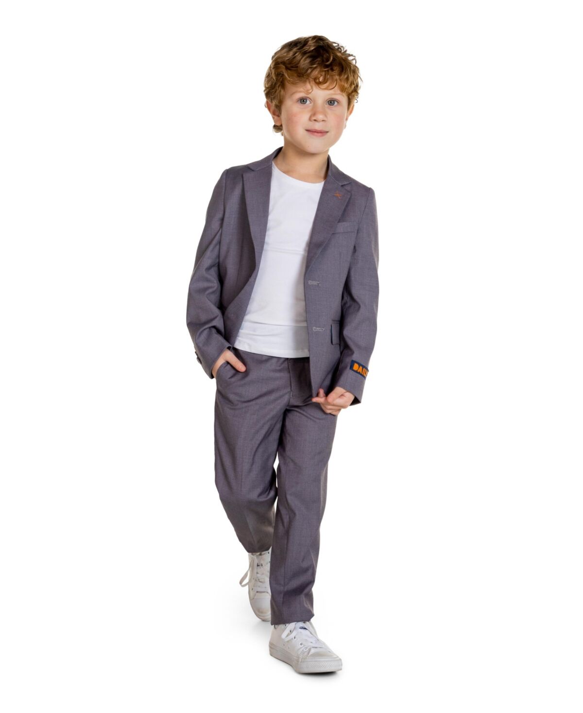 OppoSuits Little Boys Daily Formal Suit Set - Gray