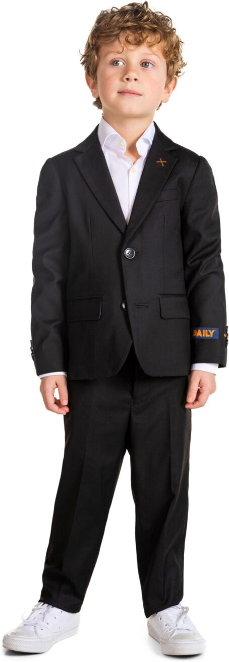 OppoSuits Toddler Boys Daily Formal Suit Set - Black